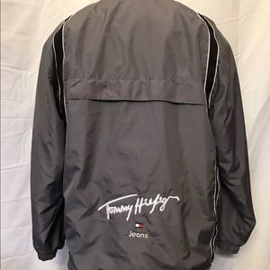 Vintage 90's Gray Tommy Hilfiger zip front Jacket